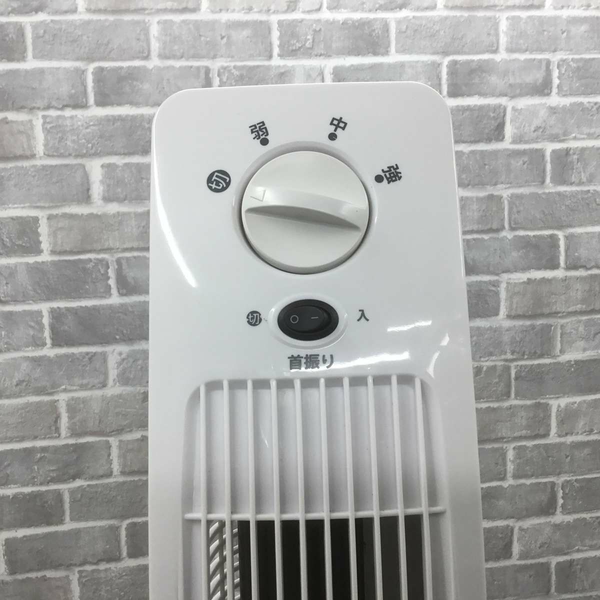 ゼピール タワーファン メカ式 左右首振り ホワイト DT-TK100L 2021年製
