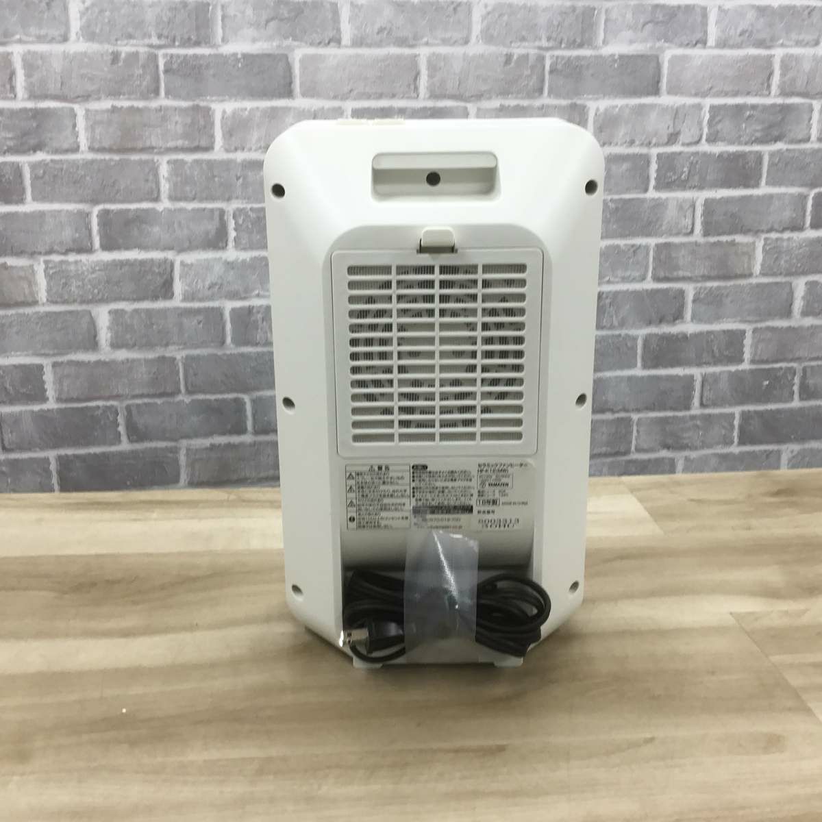 ヤマゼン セラミックファンヒーター 1200W モカホワイト HF-K12(MW) 2018年製