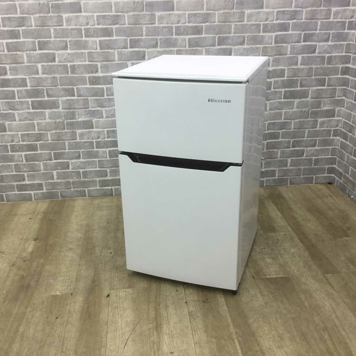 ハイセンス 冷蔵庫 2ドア 93L 右開き ホワイト HR-B95A 2017年製