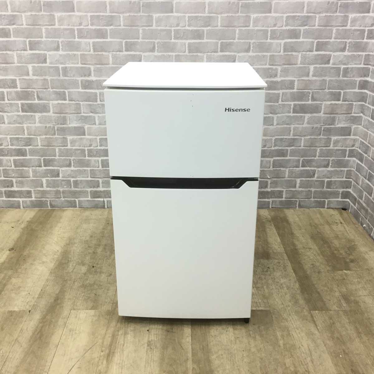 ハイセンス 冷蔵庫 2ドア 93L 右開き ホワイト HR-B95A 2018年製