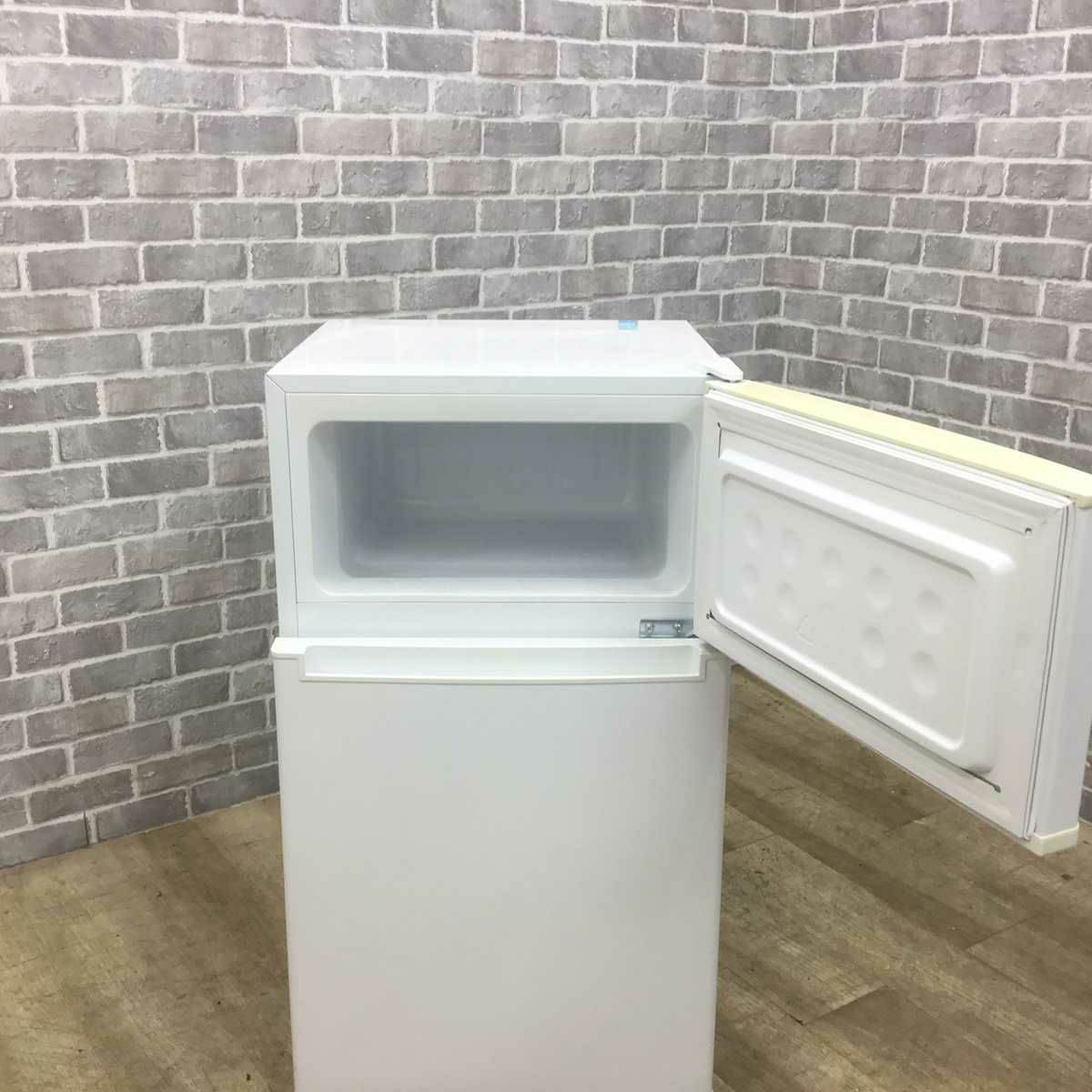 ハイアール 冷蔵庫 2ドア 85L 右開き ホワイト JR-N85B(W) 2018年製