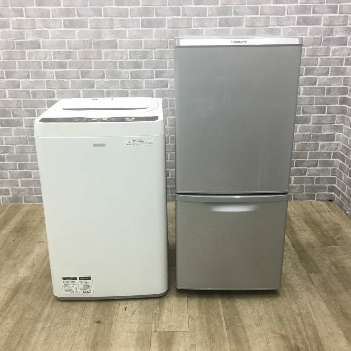家電2点セット パナソニック 冷蔵庫 138L シャープ 洗濯機 4.5kg