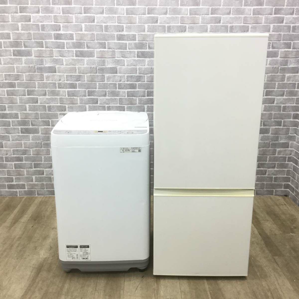 家電2点セット アクア 冷蔵庫 184L シャープ 洗濯機 6.0kg