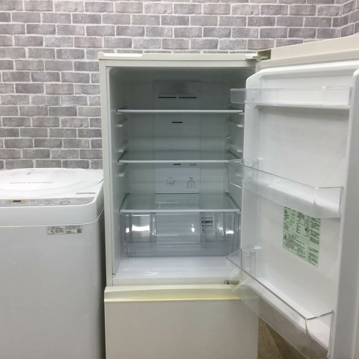 家電2点セット アクア 冷蔵庫 184L シャープ 洗濯機 6.0kg