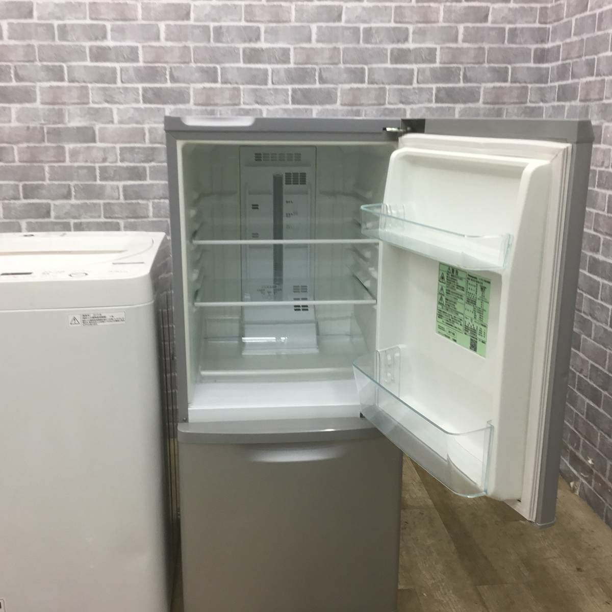 家電2点セット パナソニック 冷蔵庫 138L シャープ 洗濯機 4.5kg