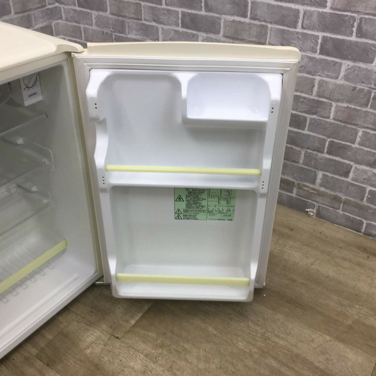 パナソニック 冷蔵庫 1ドア 75L 右開き ホワイト NR-A80W-W 2016年製