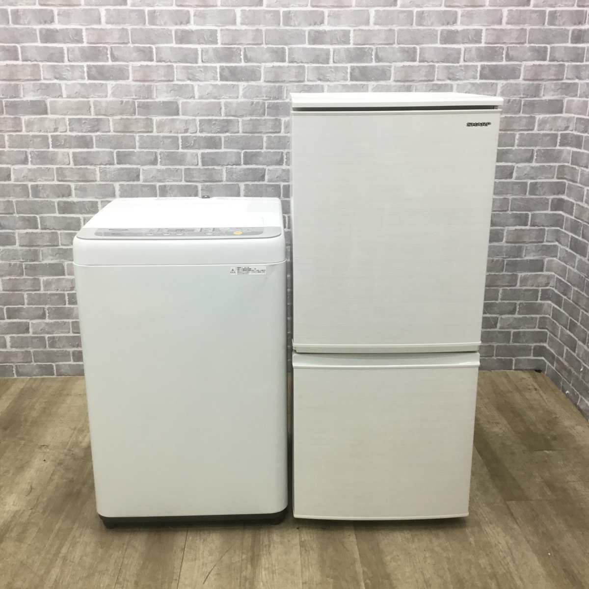 家電2点セット シャープ 冷蔵庫 137L パナソニック 洗濯機 5.0kg
