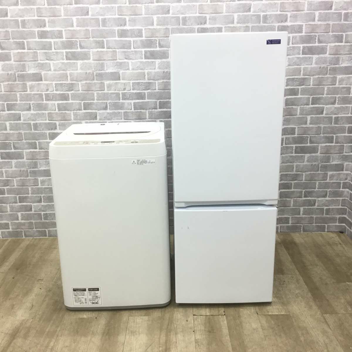 家電2点セット ヤマダセレクト 冷蔵庫 156L シャープ 洗濯機 4.5kg