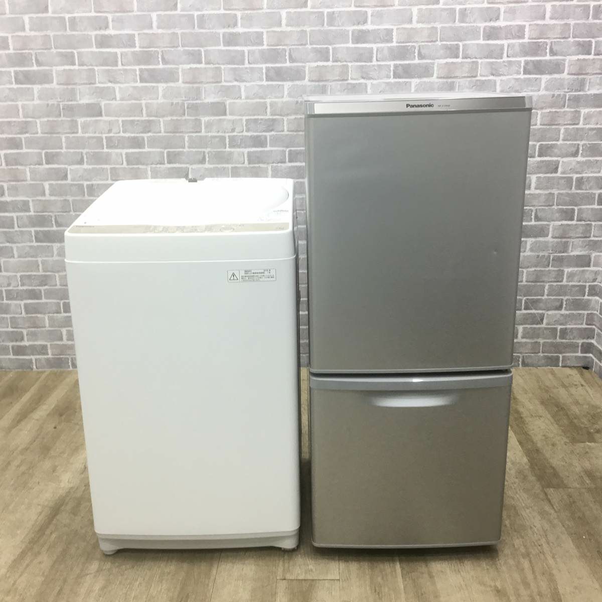 家電2点セット パナソニック 冷蔵庫 138L 東芝 洗濯機 4.2kg