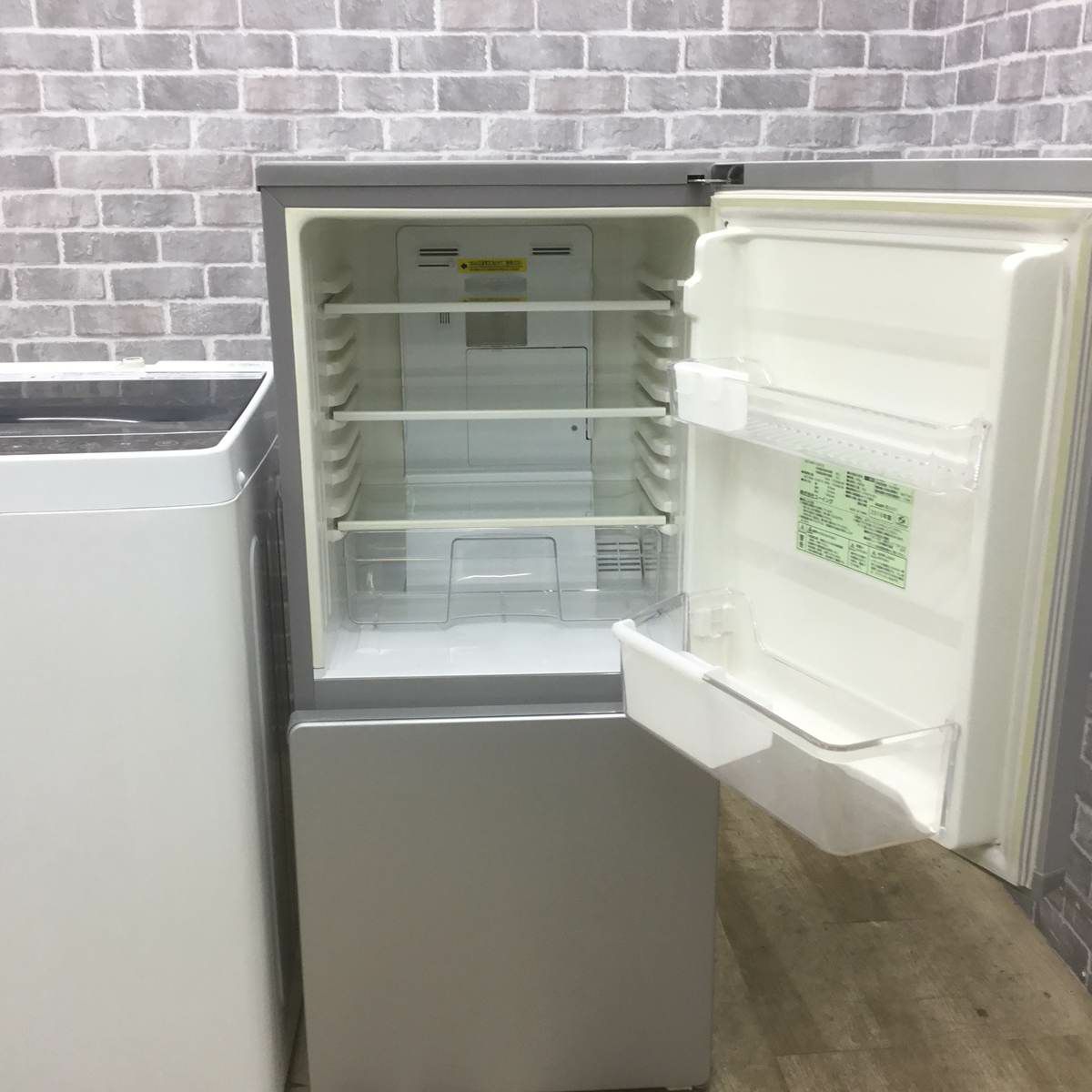 家電2点セット ユーイング 冷蔵庫 110L ハイアール 洗濯機 4.5kg