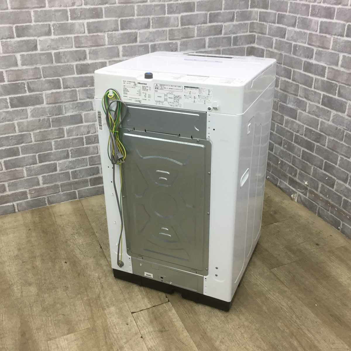 ハイセンス 洗濯機 5.5kg 縦型 ホワイト HW-K55E 2023年製