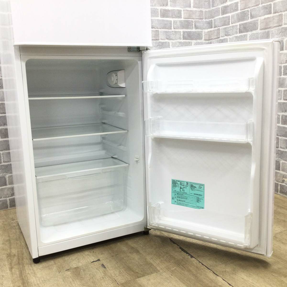 ハイアール 冷蔵庫 2ドア 121L 右開き ホワイト JR-N121A(W) 2016年製