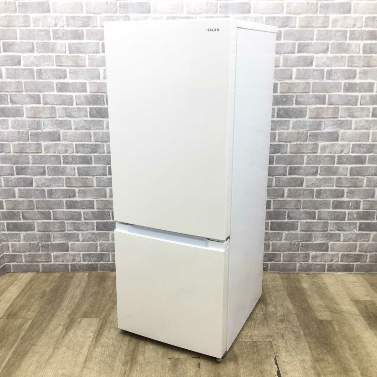 日立 冷蔵庫 2ドア 154L 右開き ホワイト RL-154RA 2021年製