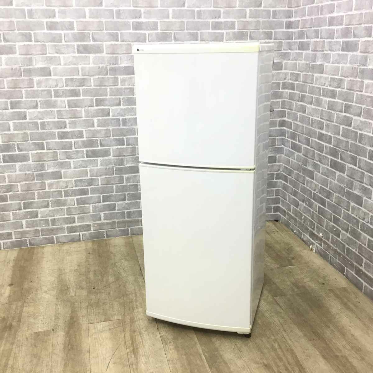 ユーイング 冷蔵庫 2ドア 140L 右開き ホワイト UR-F140J(W) 2018年製