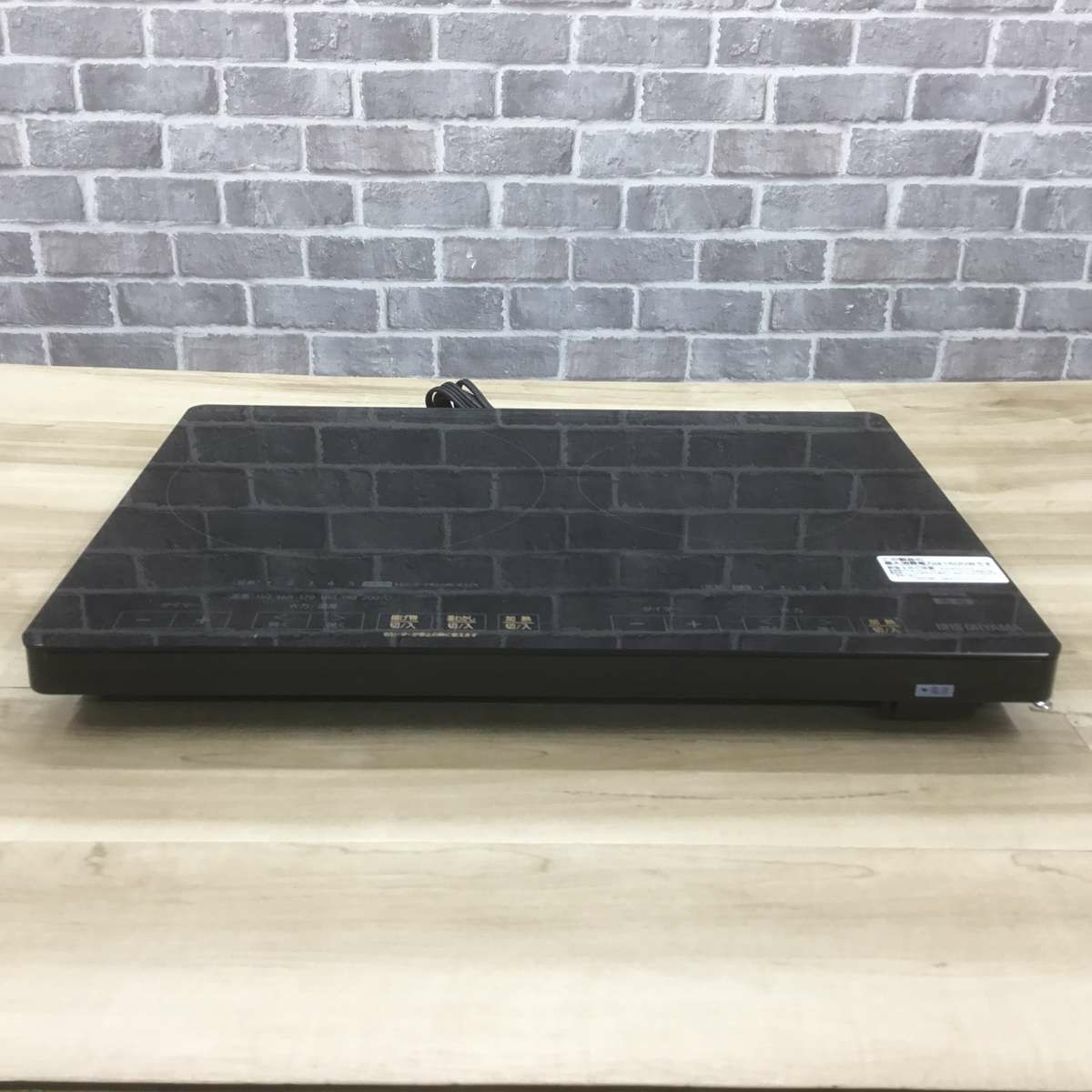 アイリスオーヤマ IHクッキングヒーター 1400W 2口 ブラック IHC-WKG2-B 2020年製