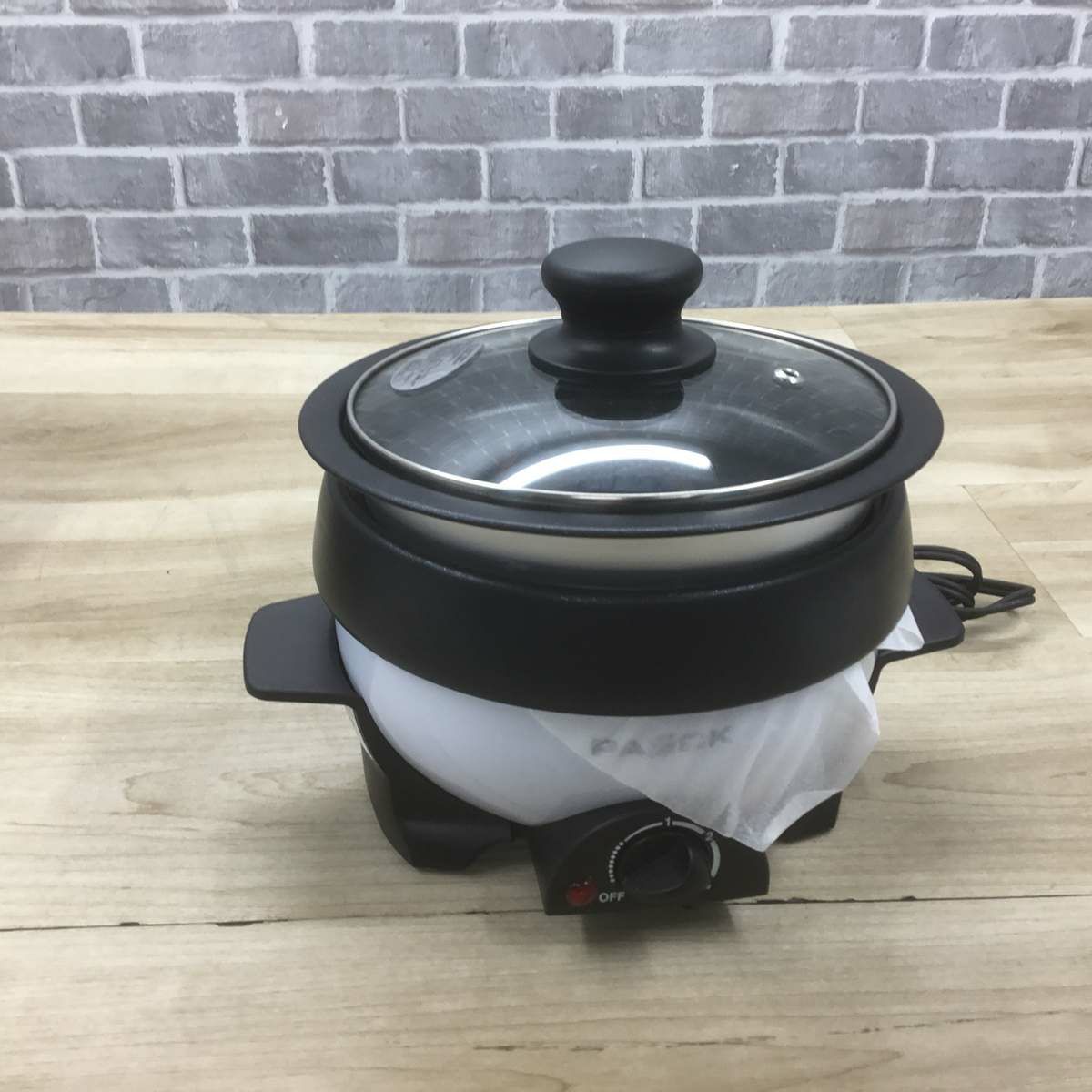 新潟精機 PAOCK ミニグリルパン ホワイト/ブラック WGP-16 【未使用品】