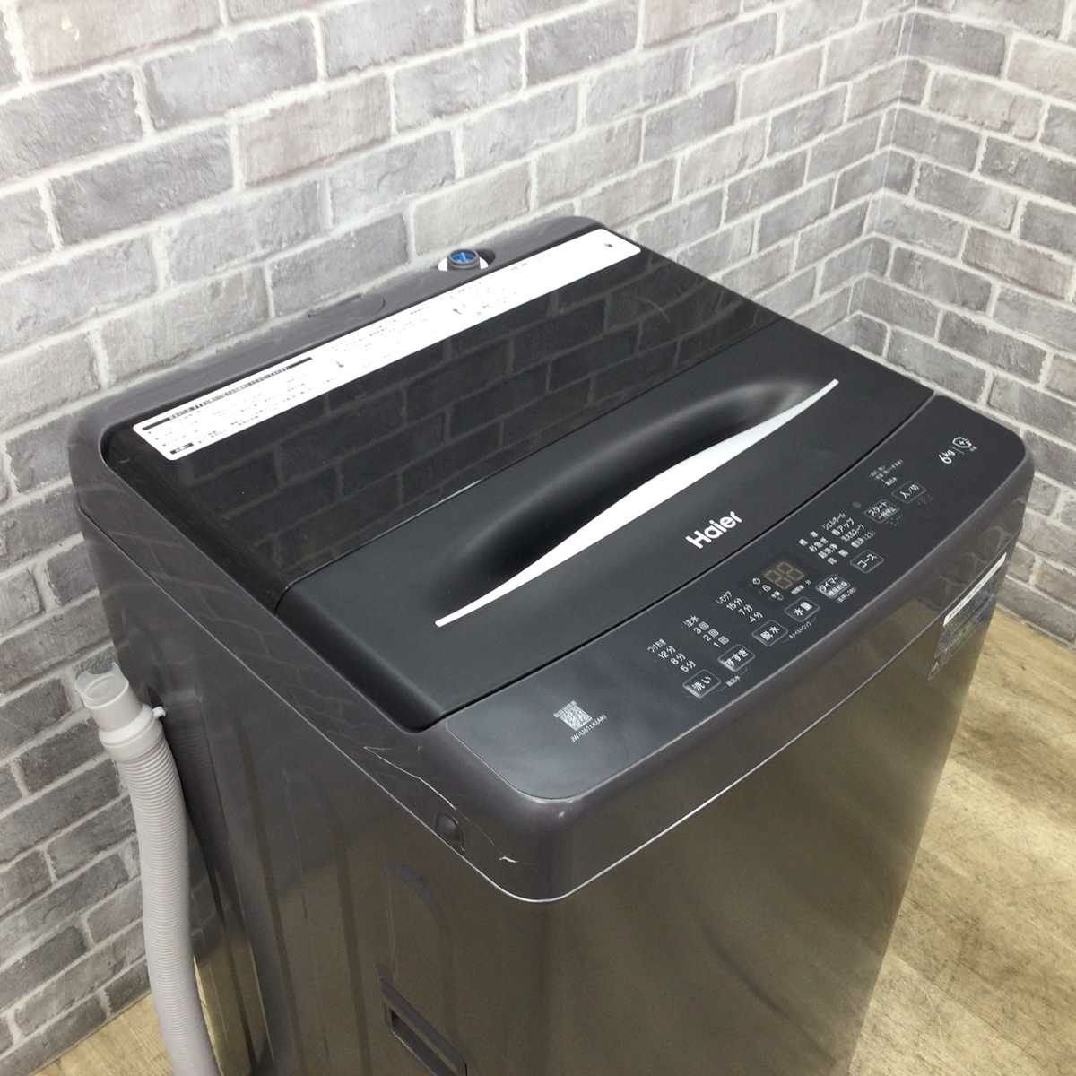 ハイアール 洗濯機 6.0kg 縦型 ブラック JW-U61LK(AK) 2023年製