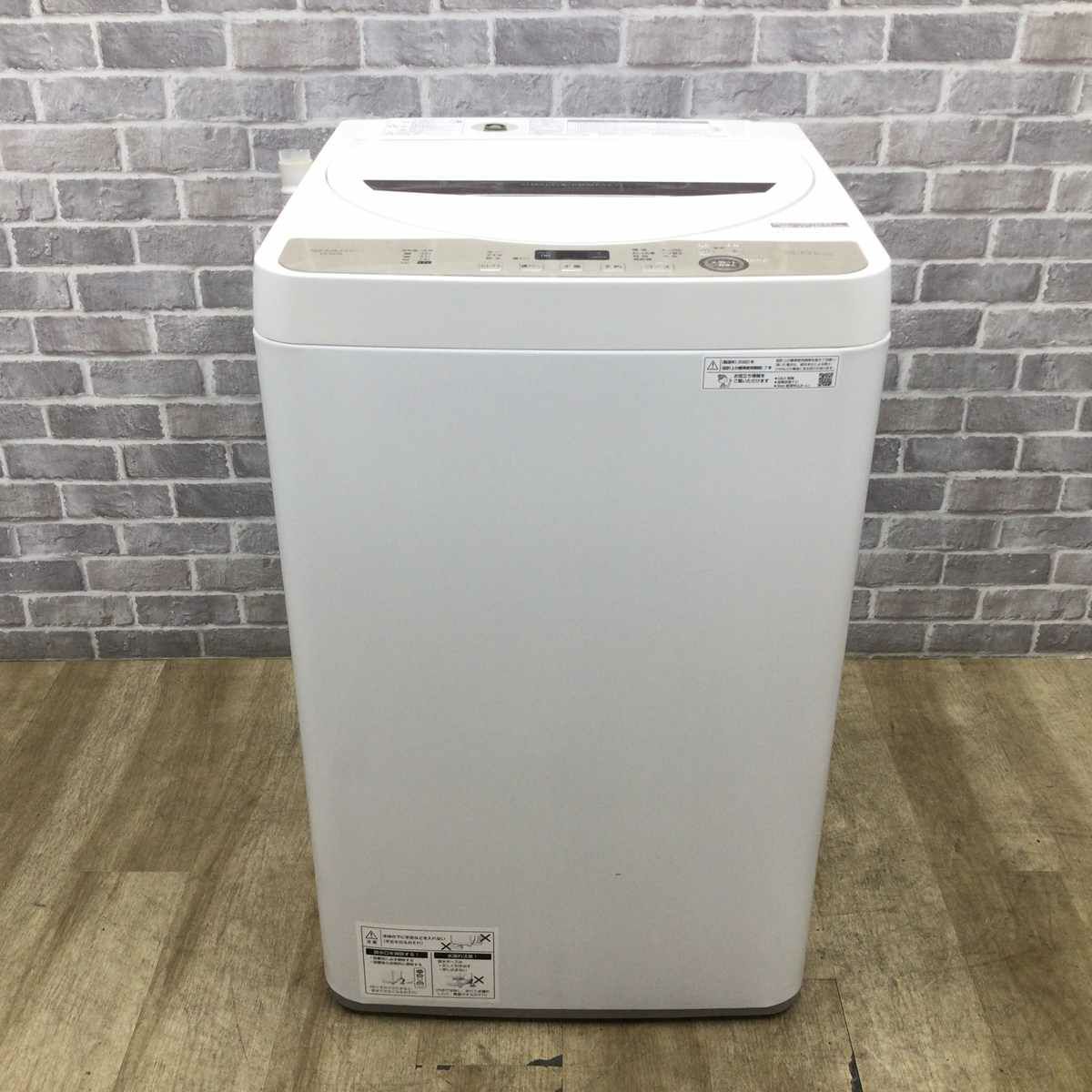 シャープ 洗濯機 6.0kg 縦型 ブラウン ES-GE6E-T 2020年製