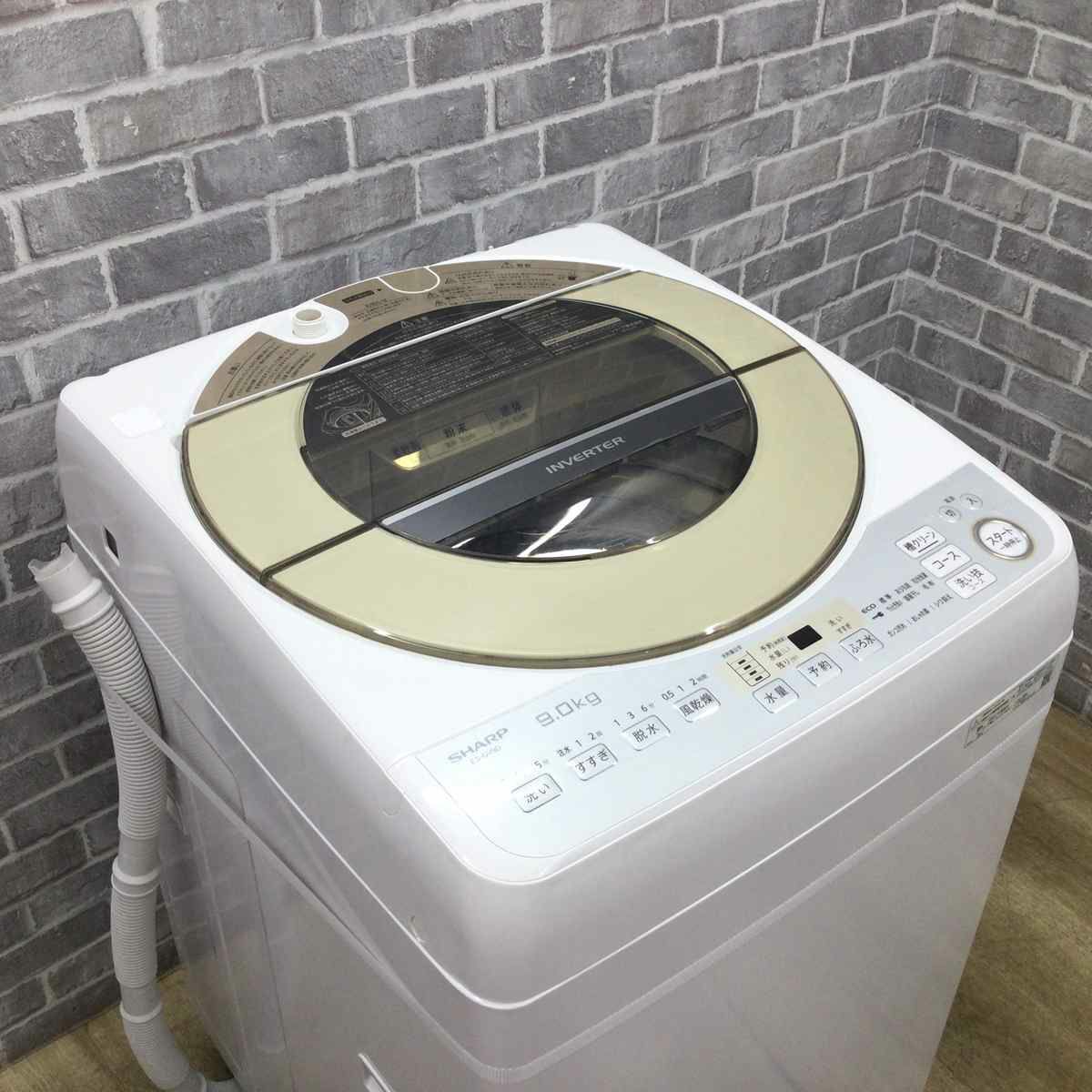 シャープ 全自動洗濯機9.0ｋ ES-GV9D 2020年製