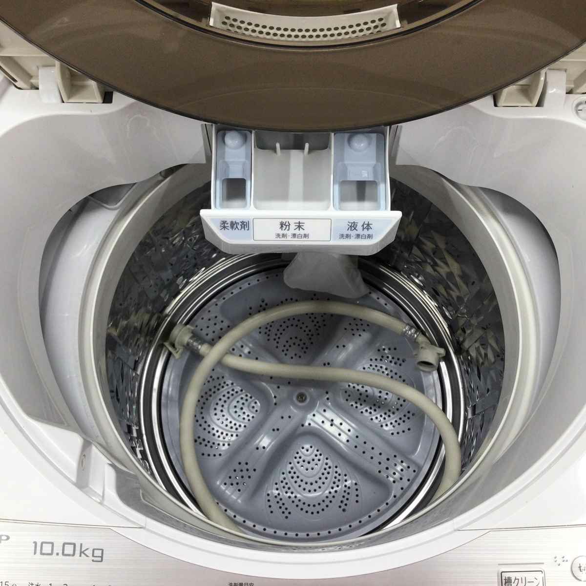シャープ 全自動洗濯機10.0? ES-GV10C-T 2019年製