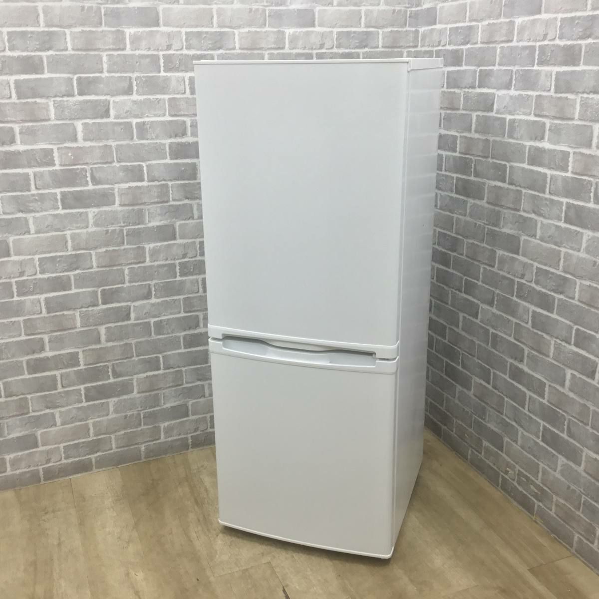 マクスゼン 冷蔵庫 2ドア 140L 右開き ホワイト JR139HM01WH 2022年製