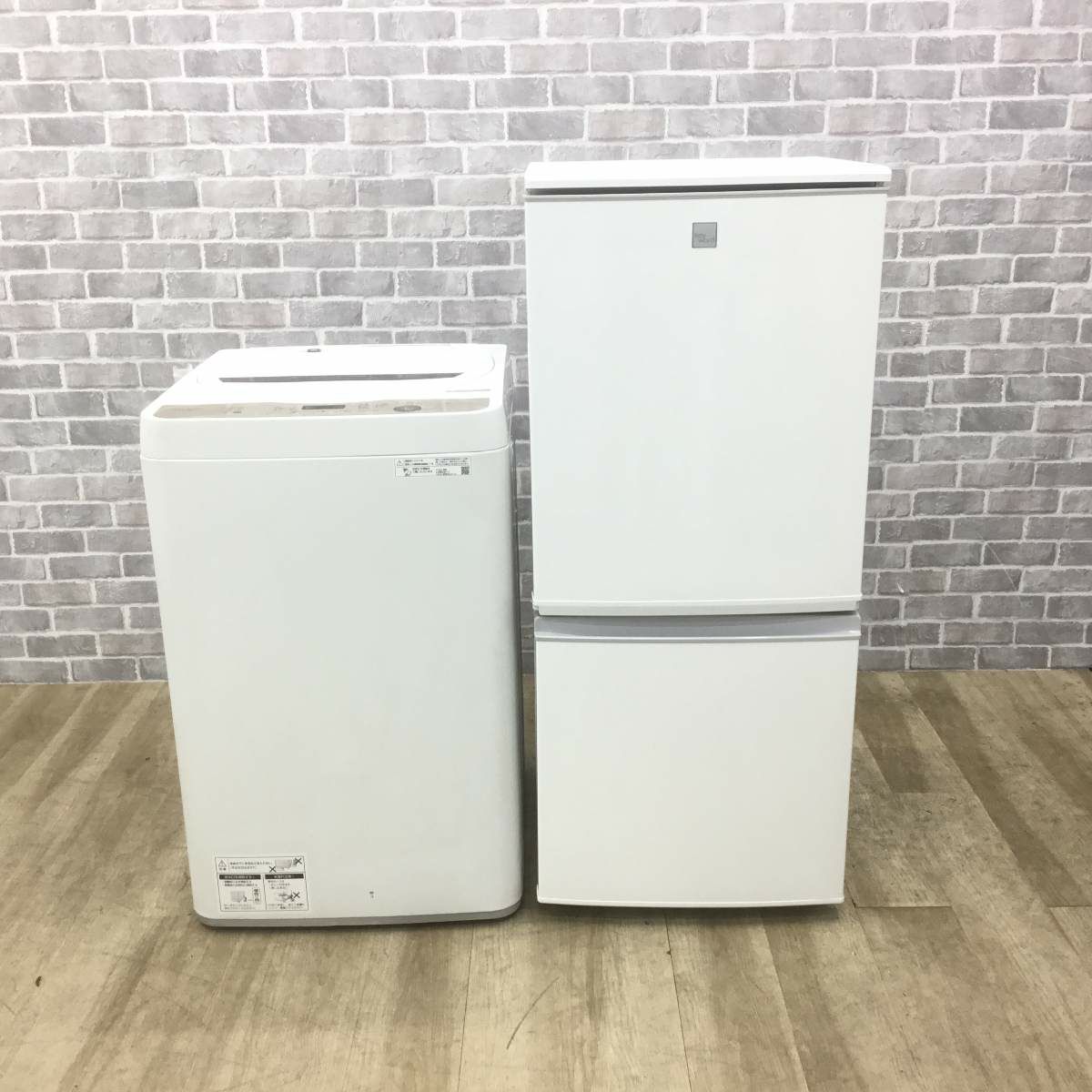 家電2点セット 冷蔵庫 シャープ 137L 洗濯機 シャープ 6.0kg