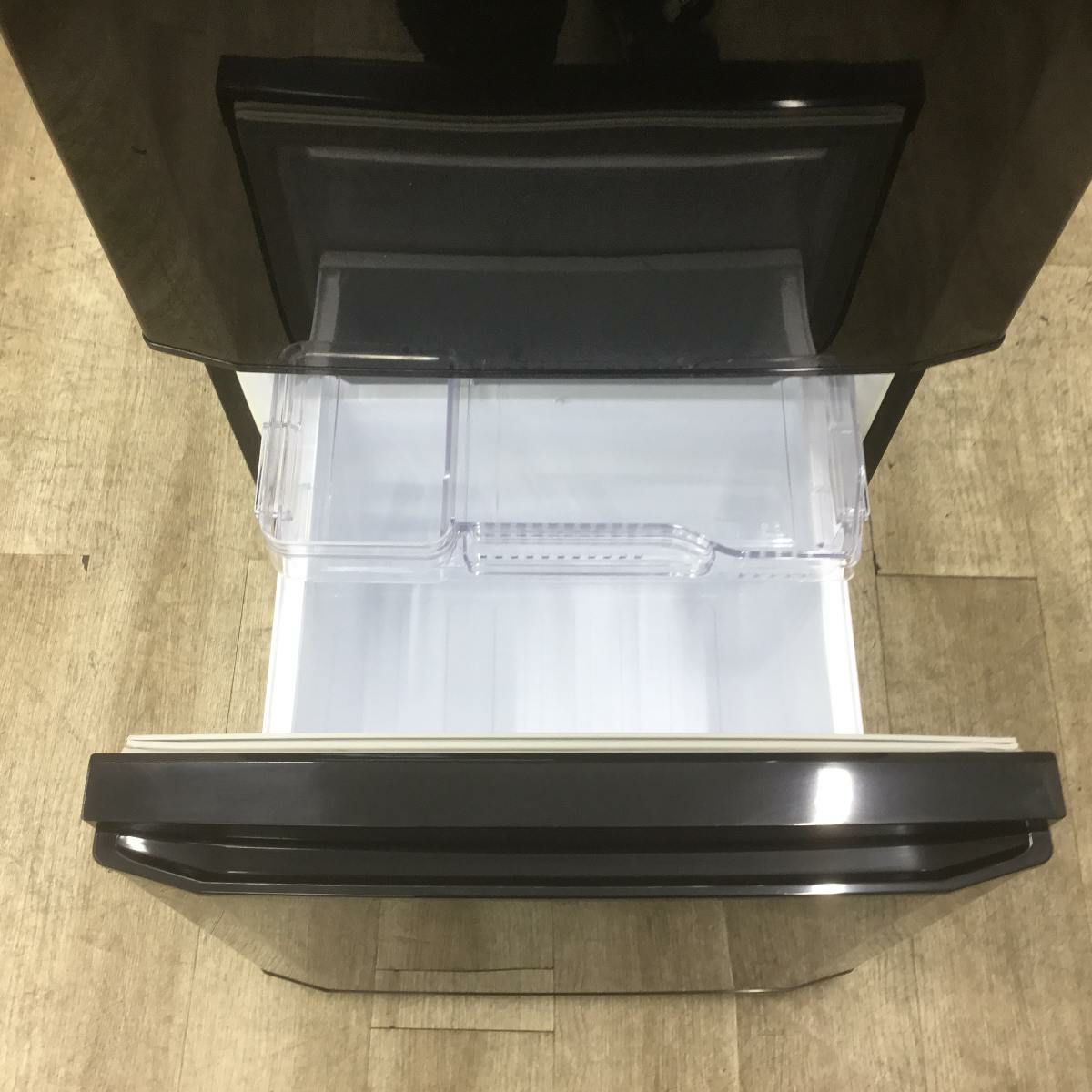 三菱電機 冷蔵庫 2ドア 146L 右開き ブラック MR-P15Z-B1 2016年製