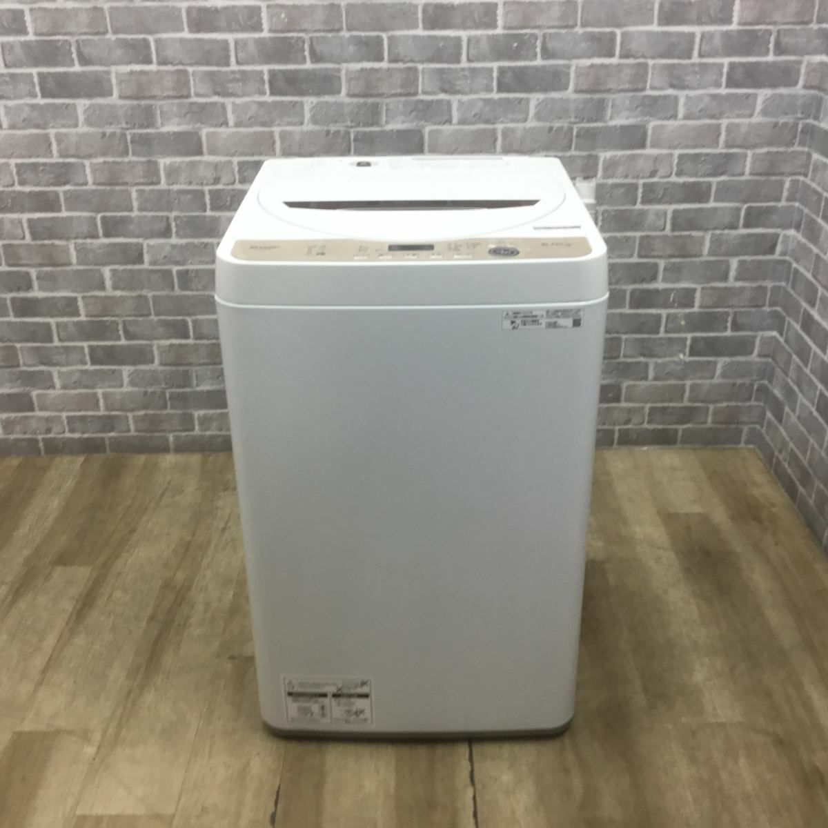 シャープ 洗濯機 6.0kg 縦型 ブラウン ES-GE6G-T 2023年製