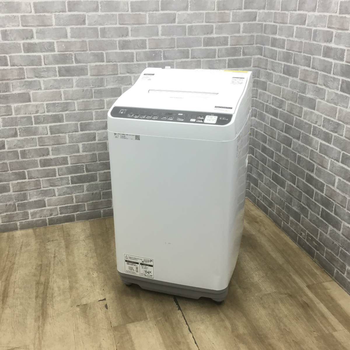 シャープ 洗濯乾燥機 洗濯容量 5.5kg 乾燥容量 3.5kg 縦型 ホワイト ES-TX5FJ-W 2021年製