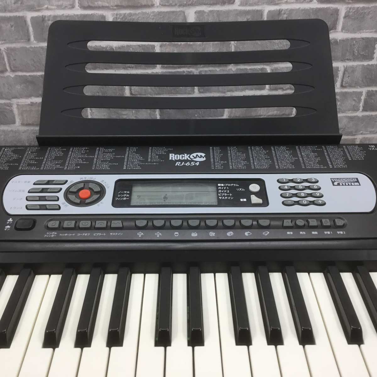 ROCKJAM 電子キーボード 54鍵 RJ654 電源ケーブル欠品