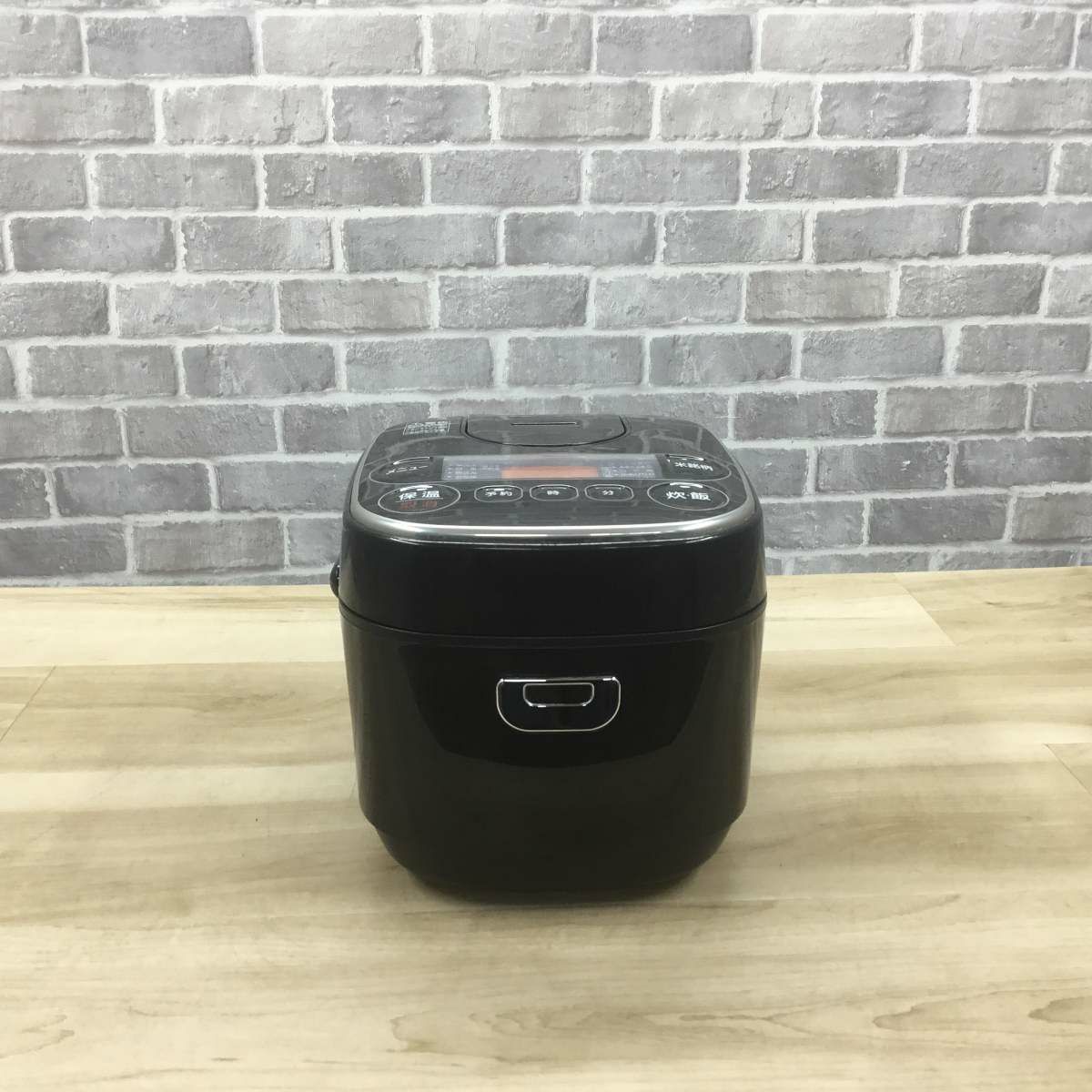 アイリスオーヤマ 炊飯器 マイコン式 3合炊き ブラック RC-MA30AZ-B 2018年製