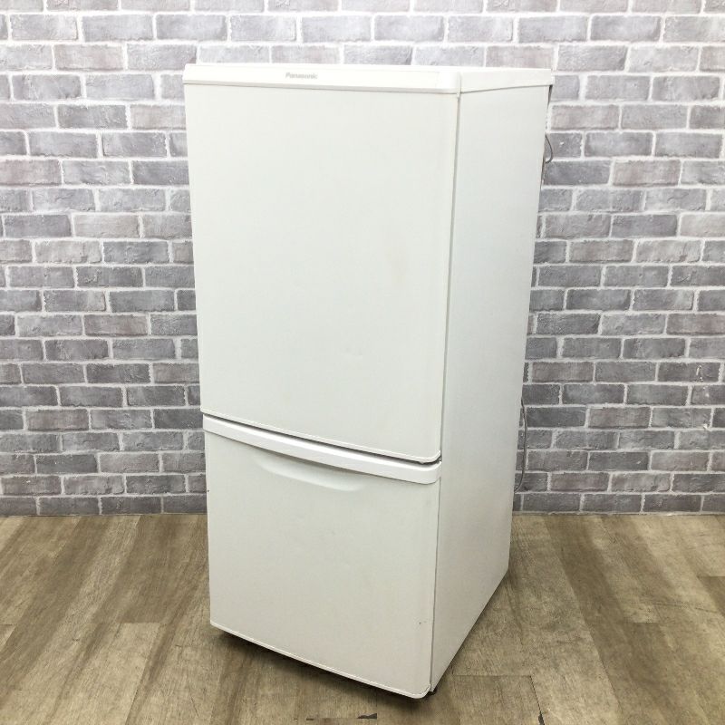 パナソニック 冷蔵庫 2ドア 138L 右開き ホワイト NR-B14CW-W 2020年製