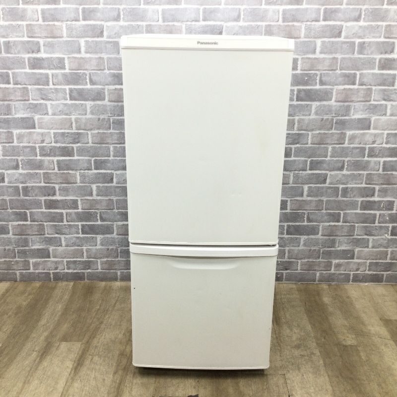 パナソニック 冷蔵庫 2ドア 138L 右開き ホワイト NR-B14CW-W 2020年製
