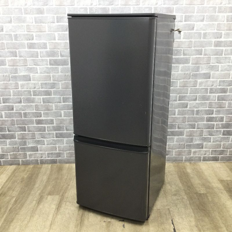 三菱電機 冷蔵庫 2ドア 146L 右開き マットチャコール MR-P15G-H1 2022