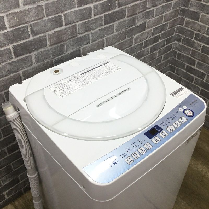 シャープ 洗濯機 7.0kg 縦型 ホワイト ES-T711-W 2019年製 | リユース