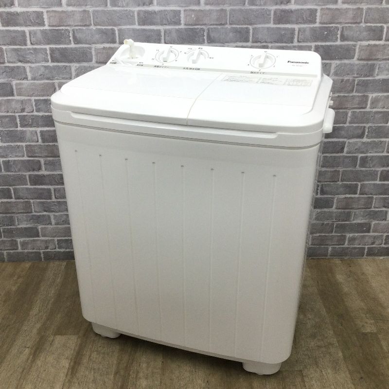パナソニック 洗濯機 5.0kg 二槽式 ホワイト NA-W50B1 2023年製
