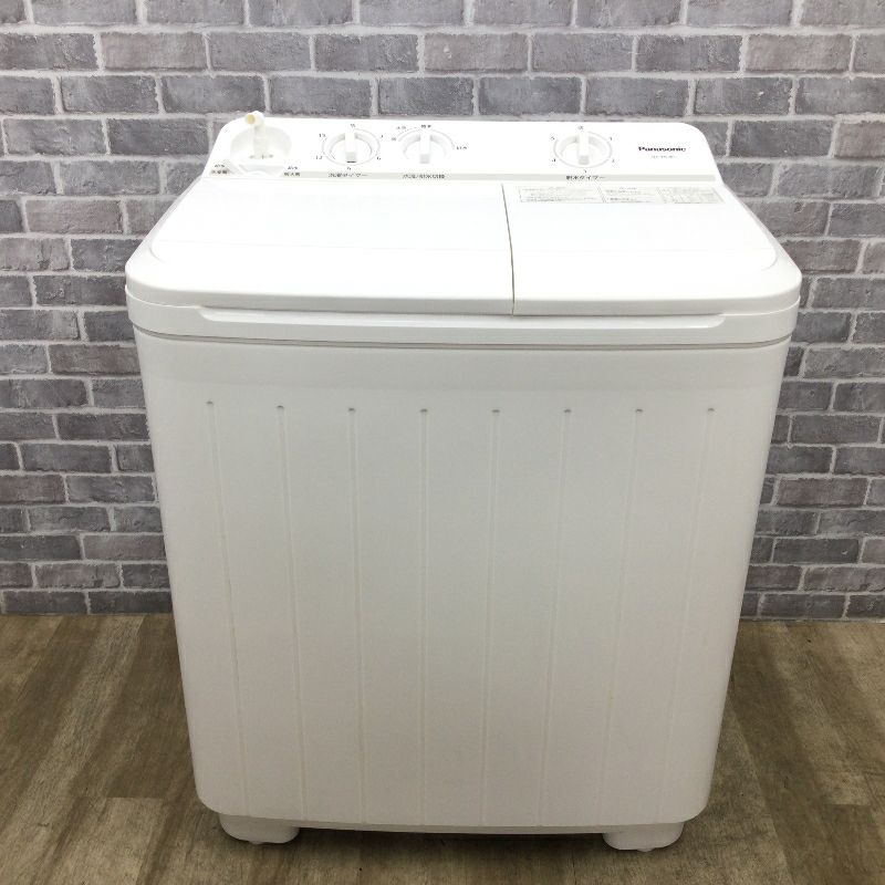 パナソニック 洗濯機 5.0kg 二槽式 ホワイト NA-W50B1 2023年製