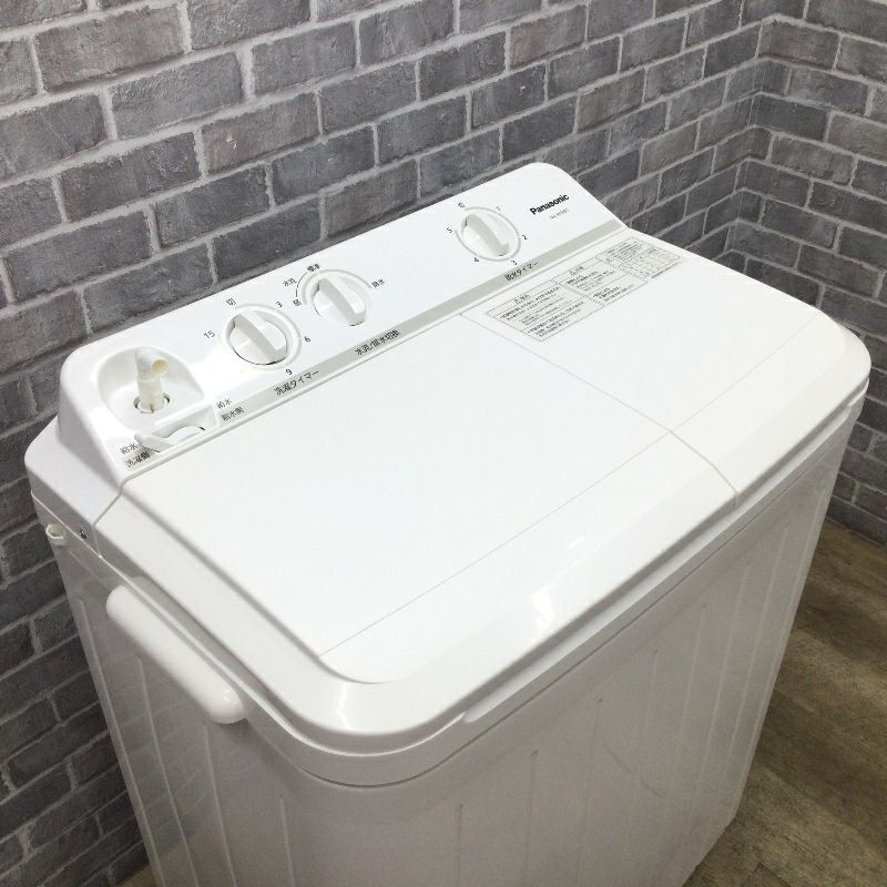 パナソニック 洗濯機 5.0kg 二槽式 ホワイト NA-W50B1 2023年製