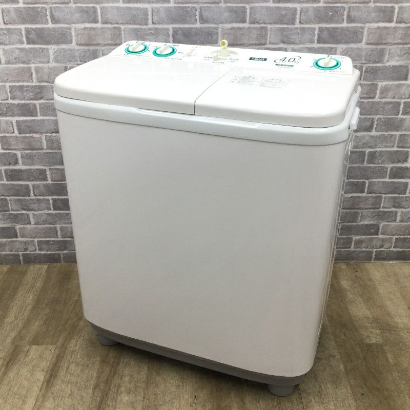 引取】AQUA アクア 全自動洗濯機AQW-S4M(W) 2023年製 4.5kg 送風 乾燥 