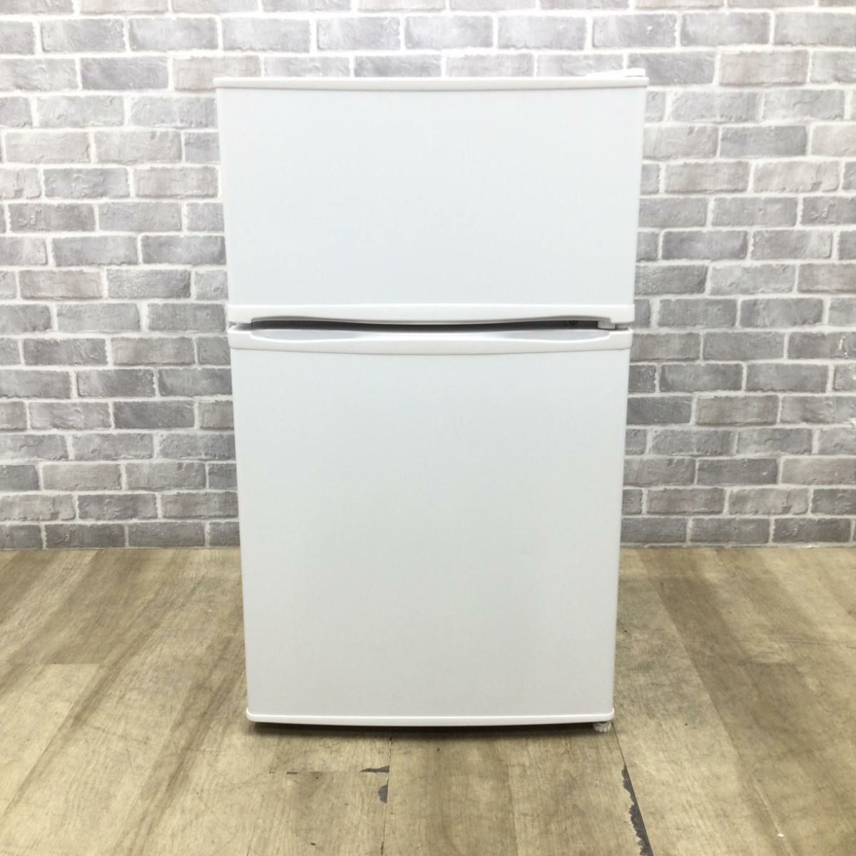 MAXZEN 冷蔵庫 2ドア 90L 右開き JR090ML01WH 2020年製