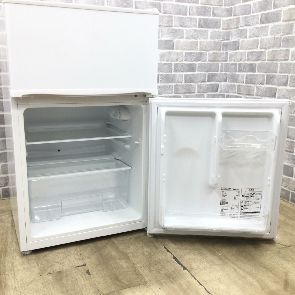 MAXZEN 冷蔵庫 2ドア 90L 右開き JR090ML01WH 2020年製