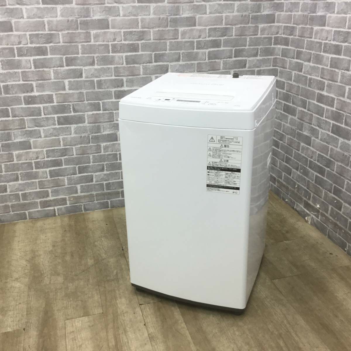 東芝 洗濯機 4.5kg 縦型 ホワイト AW-45M7 2019年製