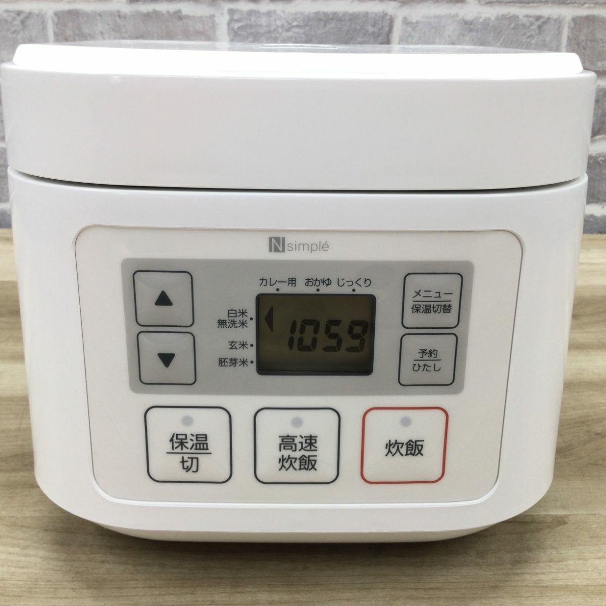ニトリ 炊飯器 マイコン式 3合炊き SN-A5 2018年製