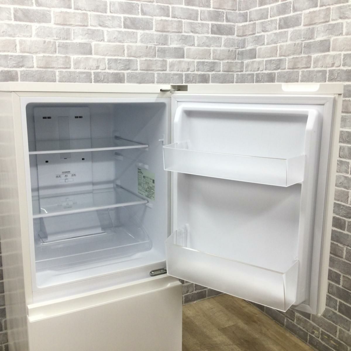 パナソニック 冷蔵庫 2ドア 156L 右開き NR-B16C2-W 2025年製