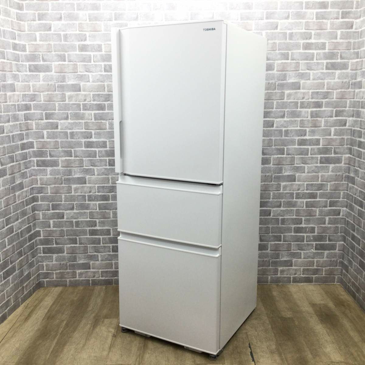 東芝 冷蔵庫 3ドア 326L 右開き GR-V33SC(WU) 2024年製 | リユース家電